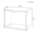 Axyaa Acrylic Magnetic Storage Box Set - Transparent, Dustproof, Multi-Compartment