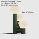 Axyaa Parc Glass Table Lamp - Modern Nordic Minimalist Design