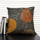 Axyaa Tropical Leaves Grey Plant Pillow Case 45X45CM Home Decor