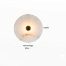 Axyaa White Marble LED Wall Sconce, Modern Nordic Home Decor Light