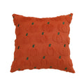 Axyaa Plush Pumpkin Orange Throw Pillow Cover Halloween Decor