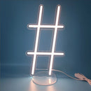 Axyaa Large Colorful Neon Light Sign with A-Z Alphabet & Free Stand