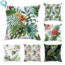 Axyaa Tropical Jungle Floral Cushion Cover