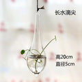 Axyaa Angel Glass Vase for Living Room Decor with Hanging Hydroponic Flowers