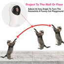 Axyaa LED Laser Interactive Cat Toy - USB Charge Battery Operated Rotation Exercise Entertainer