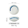 Axyaa Ceramic Flower Sauce Dish Set for Sushi & Molecular Cuisine