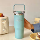 Axyaa 30oz Insulated Water Bottle Hot & Cold Drinks Travel Mug Thermos