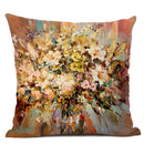 Axyaa Dancing Girl Oil Painting Decorative Pillow Cover 45x45cm