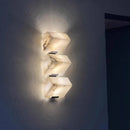 Axyaa Marble Wall Lamp Copper Finish Hotel Living Room Bedroom Background Bedside Wall Light