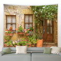Axyaa Flower Tapestry: Garden Wall Hanging and Outdoor Home Decor