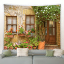 Axyaa Flower Tapestry: Garden Wall Hanging and Outdoor Home Decor