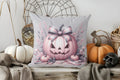 Axyaa Halloween Ghost Cat Pumpkin Throw Pillow Cover
