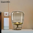 Axyaa Glass Balloons Table Lamps: Modern Nordic LED Stand Lights for Home Decor