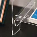 Acrylic Keyboard & Mouse Stand by Axyaa - Desktop Organizer & Space-Saving Rack