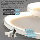 Axyaa Modern Round LED Ceiling Chandelier with Remote Control
