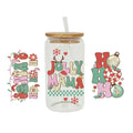 Axyaa Christmas Water Bottle with Lid & Straw | Festive Holiday Decor & Reusable Cup