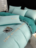 Axyaa Nordic Luxury Egyptian Cotton Bedding Set: King Queen Double Twin Size
