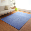 Axyaa Grey Floor Mat Thick Living Room Bedroom Carpet Children's Room Non-Slip Rug