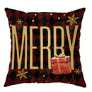 Axyaa Christmas Pillowcase: Santa Claus Snowman Design for Home Sofa Decoration