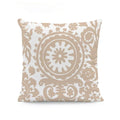 Axyaa Beige Geometric Lace Cushion Cover 45X45cm for Living Room Decor