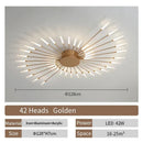 Axyaa Fan-shaped LED Ceiling Lamp Indoor Lighting Modern Nordic Creative Fixture