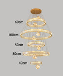 Axyaa Modern LED Chandelier for Dining Room, Living Room Ceiling Light