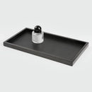 Axya Solid Wood Pallet Leather Tray Home Decoration Organizer