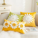 Axyaa Green Velvet 3D Floral Petals Cushion Cover 45x45cm 30x50cm Luxe Home Decor