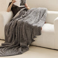 Axyaa Aerobic Rabbit Velvet Jacquard Double-Sided Blanket
