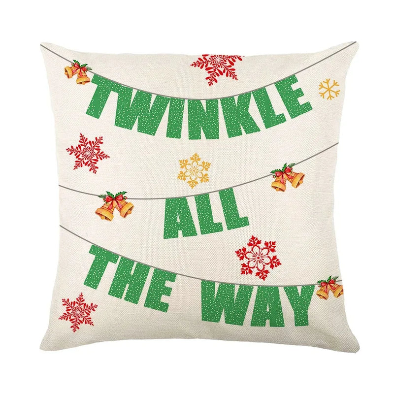Axyaa Christmas Day Party Pillowcase Set