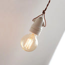 Axyaa Single Head Ceramic LED Pendant Lamp Vintage Industrial Loft Style