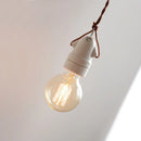 Axyaa Ceramic LED Pendant Lamp: Industrial Loft Vintage Style Hanging Light