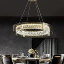 Axyaa Nordic Crystal Ceiling Pendant Lamps for Luxurious Living Room and Bedroom