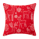 Axyaa Christmas Chenille Pillowcase Cojines Festive Living Room Cushion Cover