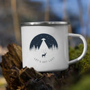 Axyaa Mountain Enamel Mug: Creative Camping Coffee Tea Cup for Hiking Gift