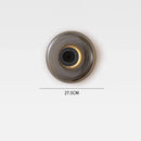 Axyaa Retro Glass Wall Lamp | Nordic Designer Circular Light Fixture | Living Room Decor
