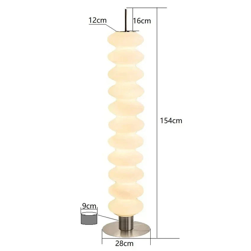 Gourd Lamp Designer Sofa & Floor Lamp by Axyaa: Nordic Style for Living Room & Bedroom