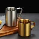Axyaa Double Wall Stainless Steel Mug for Hot/Cold Beverages