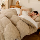 Axyaa Queen Warmth Fleece Weighted Blanket for Winter