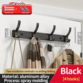 Axyaa Wall-Mounted One Row Hangers for Towels, Clothes, Hats, and More