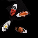 Axyaa Stainless Steel Dessert Appetizer Display Dish Set