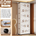 Axyaa Foldable Storage Box, Heavy-Duty with Wheels, Ideal for Snacks/Clothes/Books, Multiple Sizes