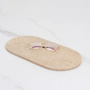 Axya Marble Tray: Light Luxury Jewelry Display, Oval Home Decor & Photography Prop