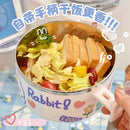 Axyaa Stainless Steel Ramen Bowl with Lid - 1000/1300ml