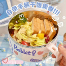 Axyaa Stainless Steel Ramen Bowl With Lid, 1000/1300ml