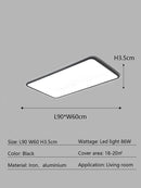 Axyaa Modern Minimalist LED Ceiling Light for Living Room and Bedroom