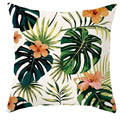 Axyaa Tropical Plants Flower Pillowcase
