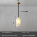 Axyaa Nordic Marble Pendant Light Chandelier LED Dining Room Home Decor