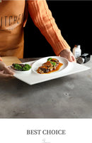 Axyaa Restaurant-grade Ceramic Special-shaped Dumplings Plate