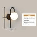 Axyaa Nordic G9 LED Wall Lamps, Black Gold Fixtures for Corridor